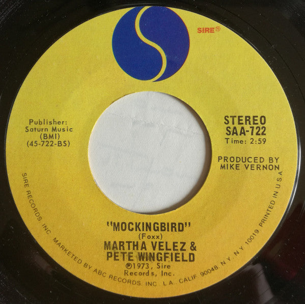 Martha Velez : Aggravation (7", Styrene)