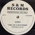 Soho (2) : Girl On A Motorbike (12", Promo)