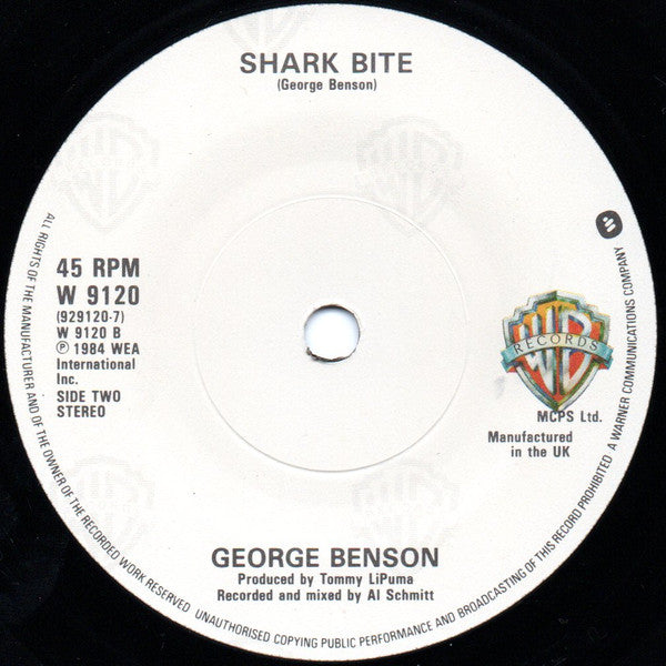 George Benson : 20/20 (7", Single, Dam)