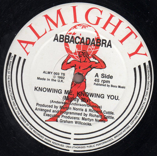 Abbacadabra / Bitter 'B' Girls : Knowing Me, Knowing You / Snakebite (12")