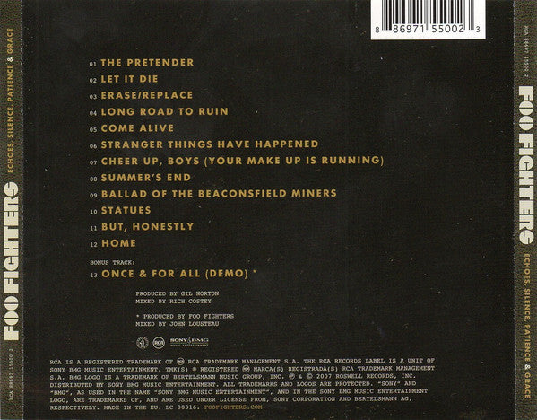 Foo Fighters : Echoes, Silence, Patience & Grace (CD, Album)