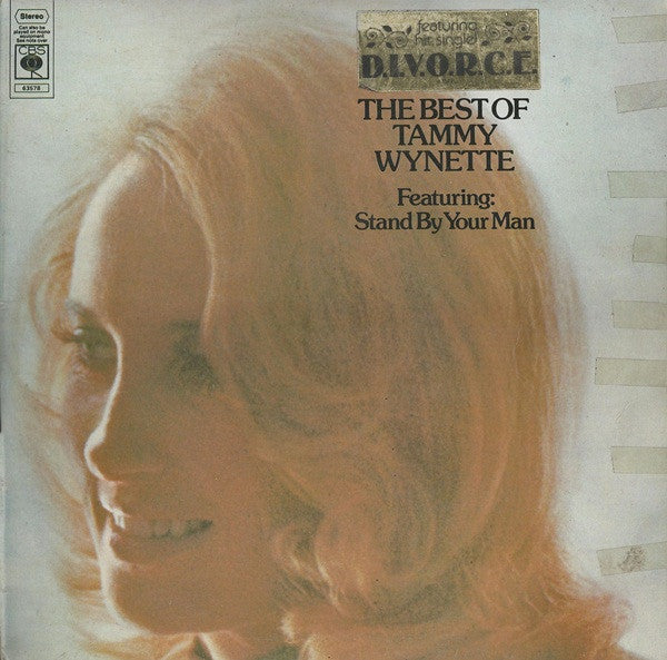 Tammy Wynette : The Best Of Tammy Wynette (Featuring: Stand By Your Man) (LP, Album, Comp, RE)
