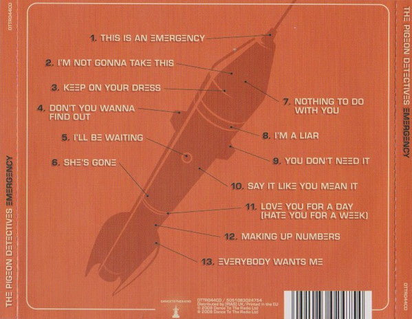 The Pigeon Detectives : Emergency (CD, Album)