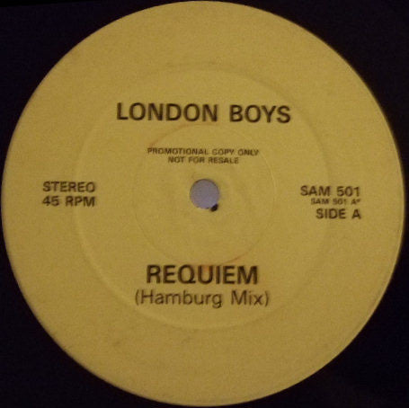 London Boys : Requiem (12", Single, Promo)