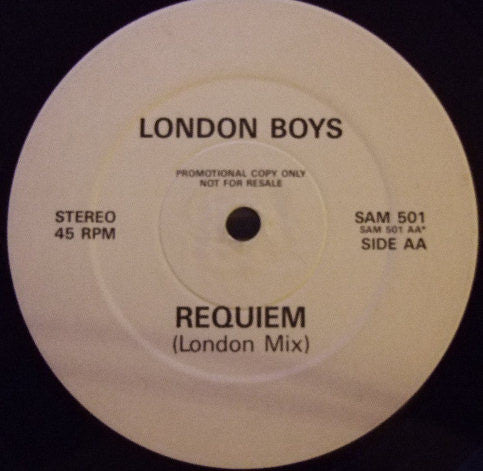 London Boys : Requiem (12", Single, Promo)