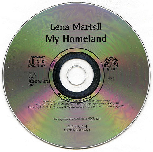Lena Martell : My Homeland (CD, Album, Comp)