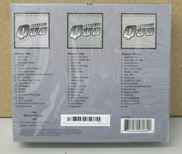Status Quo : The Essential  Status Quo (3xCD, Comp, Gre + Box)
