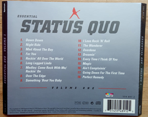 Status Quo : The Essential  Status Quo (3xCD, Comp, Gre + Box)