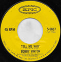Bobby Vinton : Tell Me Why / Remembering (7", Single, San)