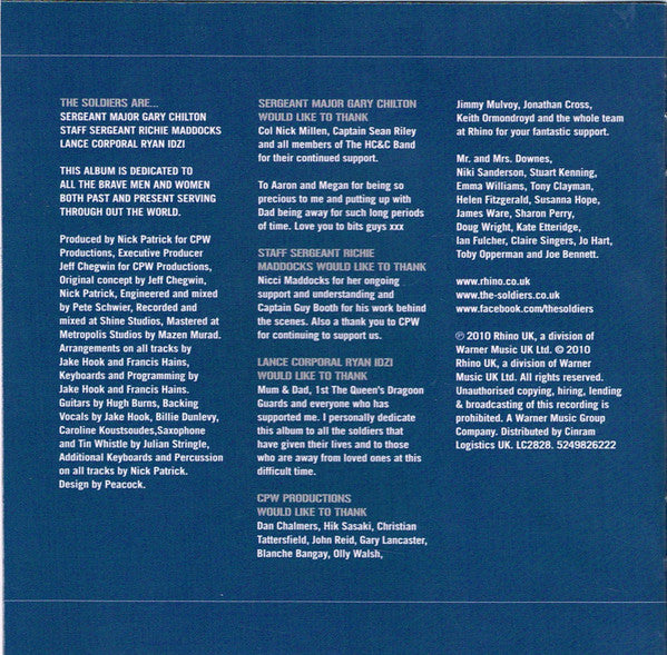 The Soldiers : Letters Home (CD, Album)