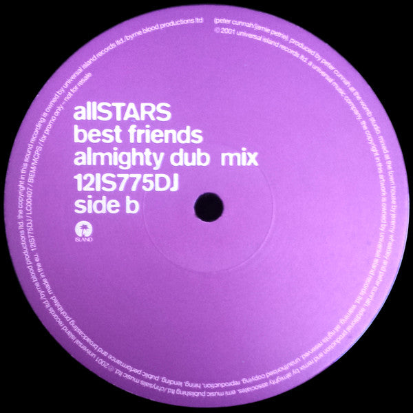 allSTARS* : Best Friends (12", Promo)