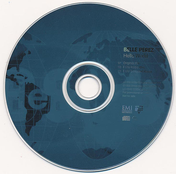 Belle Perez : Hello World (CD, Single, Promo)