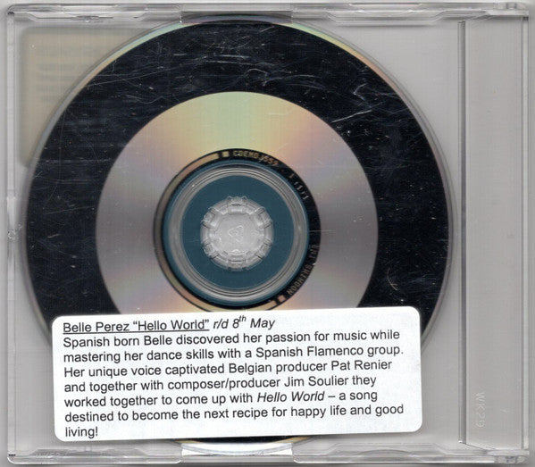 Belle Perez : Hello World (CD, Single, Promo)
