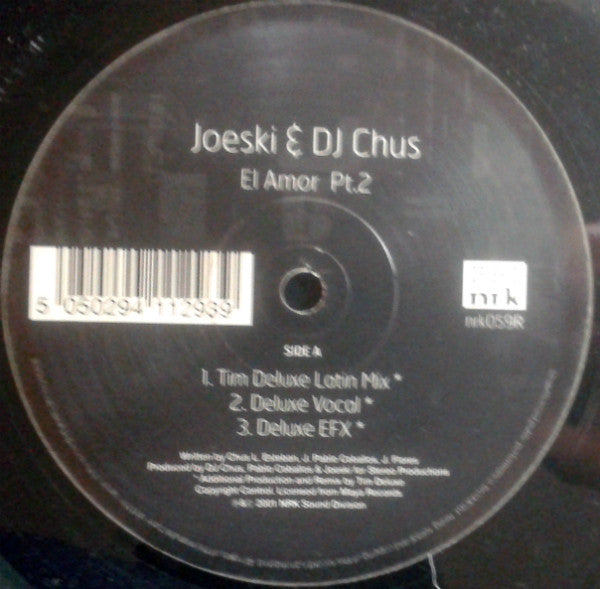 Joeski & Chus : El Amor (Pt.2) (12")