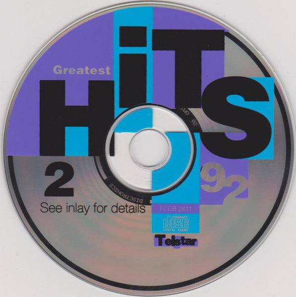 Various : Greatest Hits 92 (2xCD, Album, Comp, Dis)