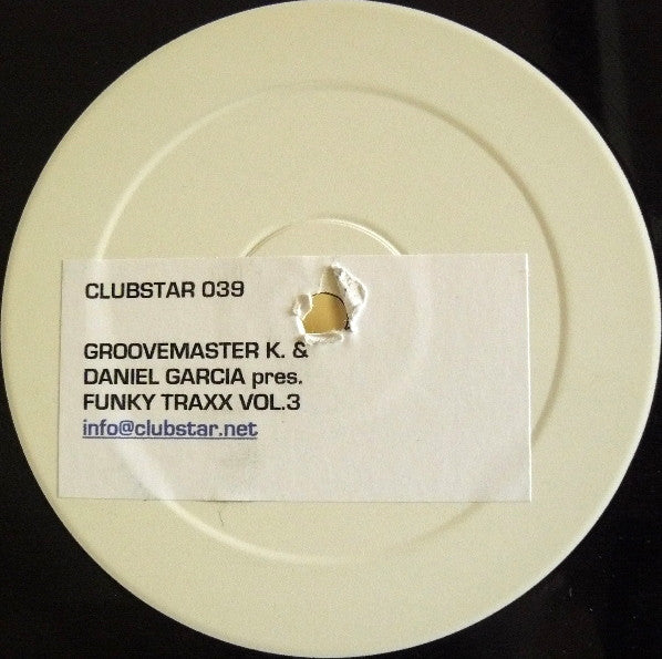 Groovemaster K. & Daniel Garcia : Funky Traxx Vol.3 (12", W/Lbl)