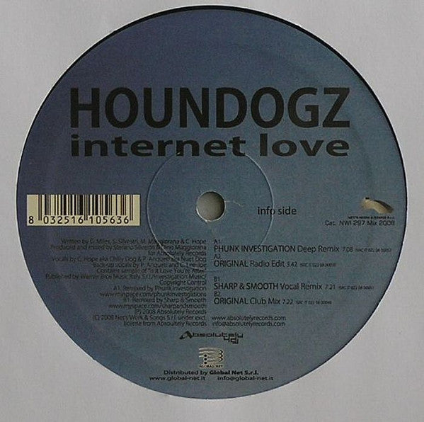 Hound Dogs : Internet Love (12", Promo)