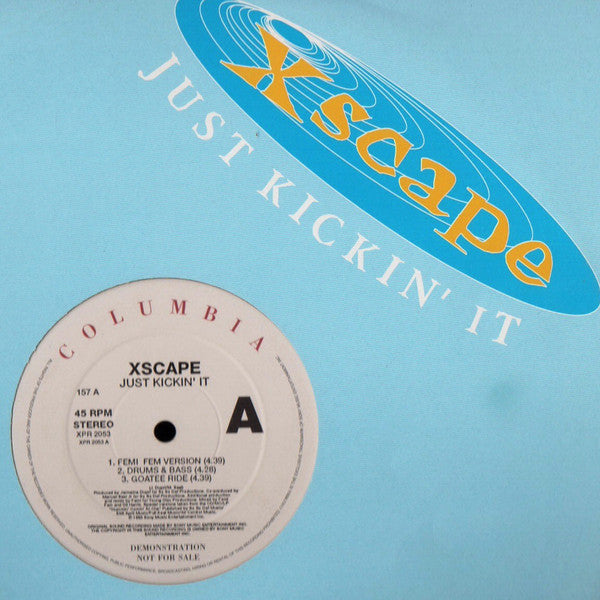 Xscape : Just Kickin' It (12", Promo)