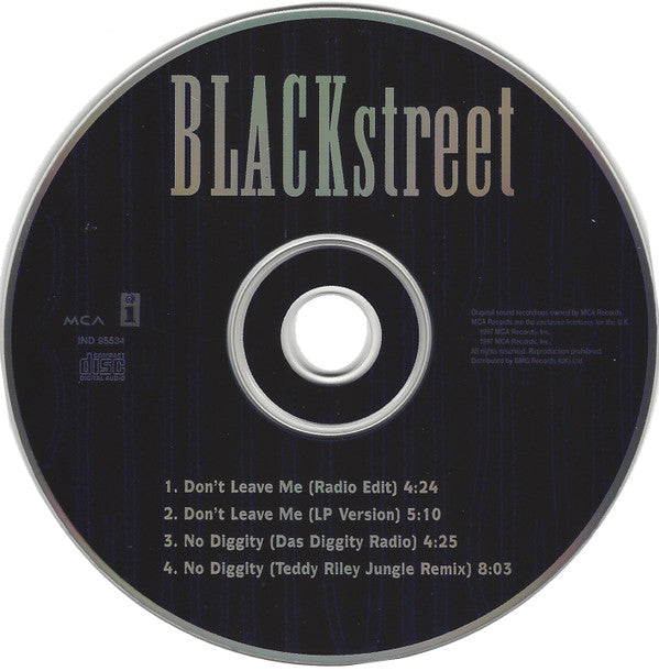 Blackstreet : Don't Leave Me (CD, Single)
