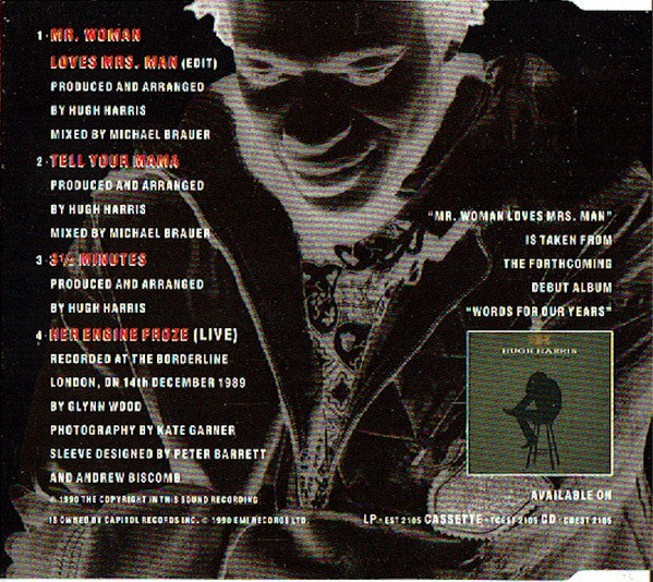 Hugh Harris : Mr. Woman Loves Mrs. Man (CD, Maxi)