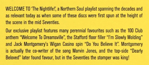Various : The Nightlife! (A Northern Soul Playlist...) (LP, Comp)