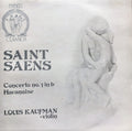 Camille Saint-Saëns, Louis Kaufman : Concerto No.3 In B / Havanaise (LP, Album)
