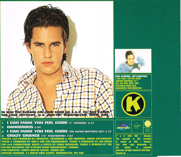Kavana : I Can Make You Feel Good (CD, Single, CD1)