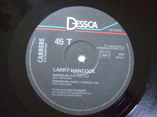 Larry Hancock (2) : Borderline (12")