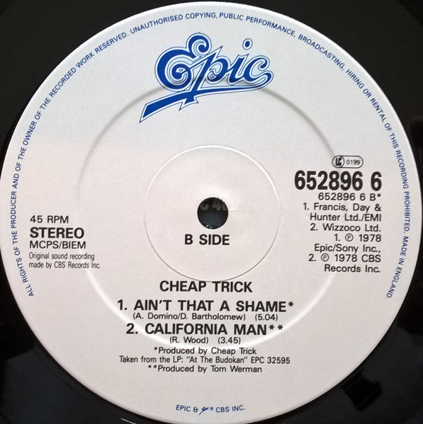 Cheap Trick : Don't Be Cruel (12", Maxi)