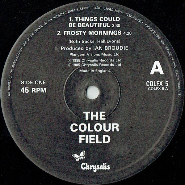 The Colourfield : Things Could Be Beautiful (12", Single)