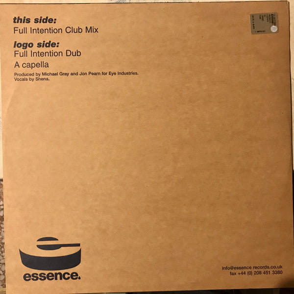 Full Intention & Shena : Your Day Is Coming (12")