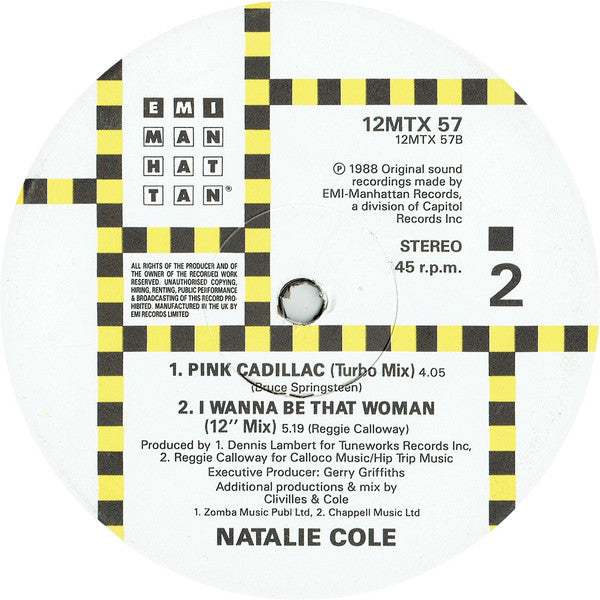 Natalie Cole : I Live For Your Love (12")