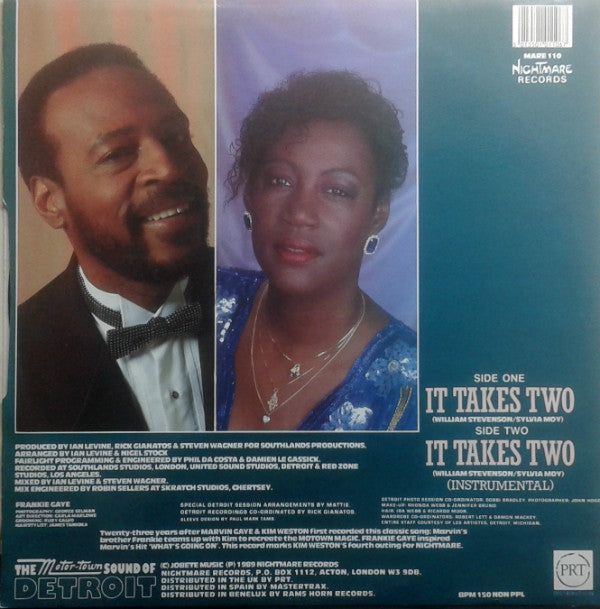 Frankie Gaye & Kim Weston : It Takes Two (12", Single)