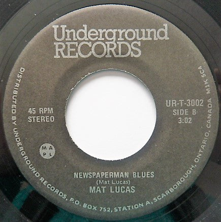 Matt Lucas (2) : Peepin' Tom Blues (7", Single)