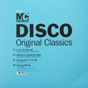 Various : Mastercuts Classics Disco (12")