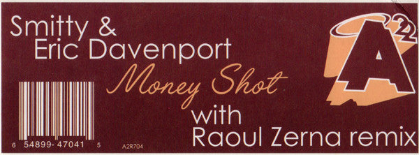 Smitty & Eric Davenport : Money Shot (12")