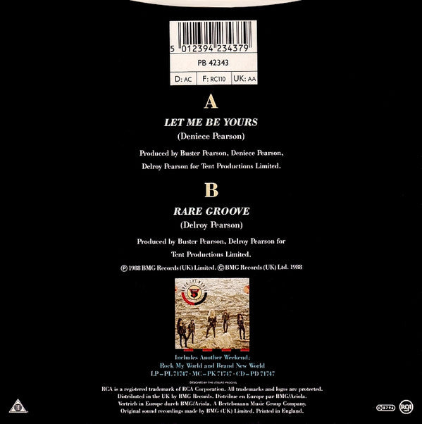Five Star : Let Me Be Yours (7", Single)