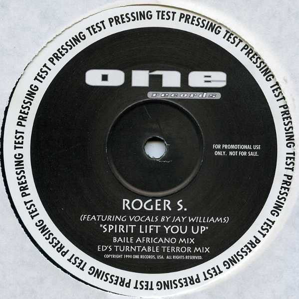 Roger Sanchez Featuring Jay Williams : Spirit Lift You Up (12", Promo, TP)