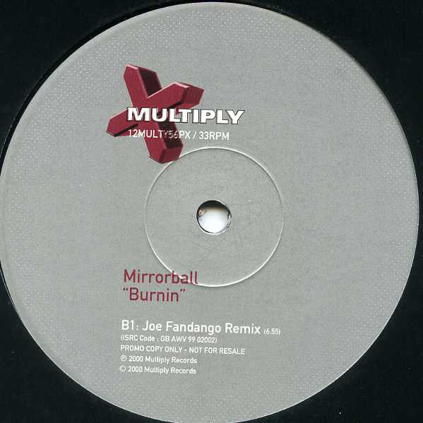 Mirrorball : Burnin (2x12", Promo)