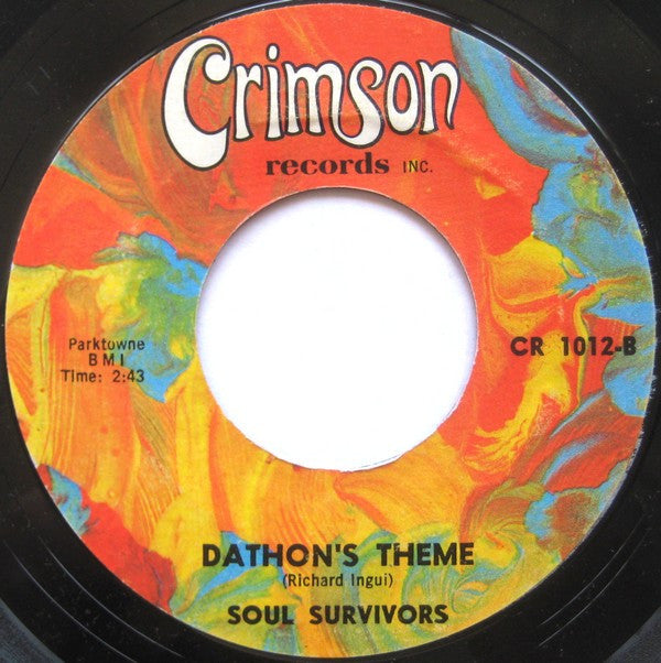 Soul Survivors : Explosion In Your Soul (7", Single, Styrene)