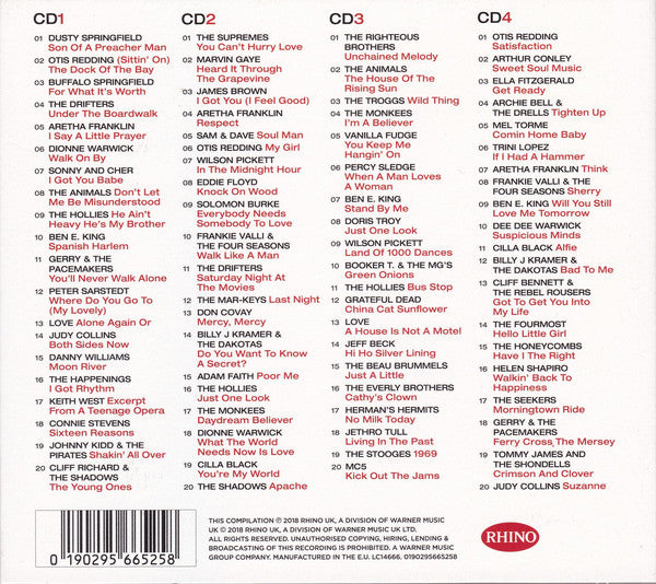 Various : The Greatest Sixties Album (4xCD, Comp)