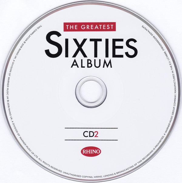 Various : The Greatest Sixties Album (4xCD, Comp)