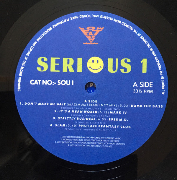 Various : Serious 1 (2xLP, Comp)