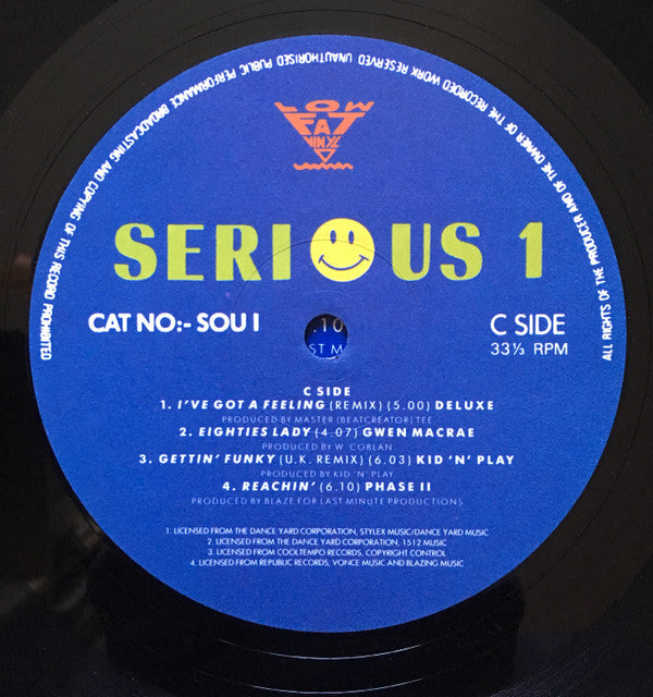 Various : Serious 1 (2xLP, Comp)