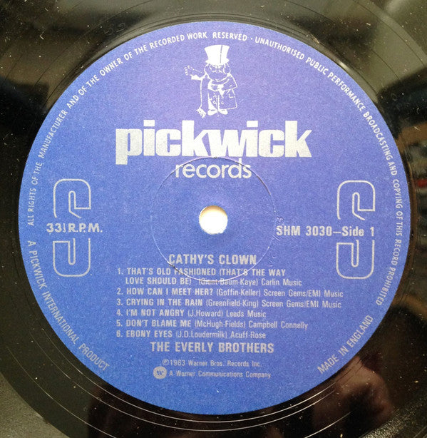 The Everly Brothers* : Cathy's Clown (LP, Comp, RP)