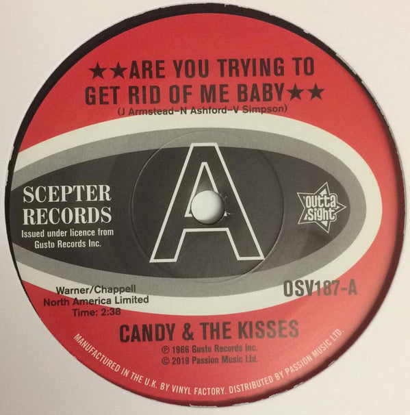 Candy And The Kisses / Valerie Simpson : Are You Trying To Get Rid Of Me Baby / Mr Creator  (7", Advance)