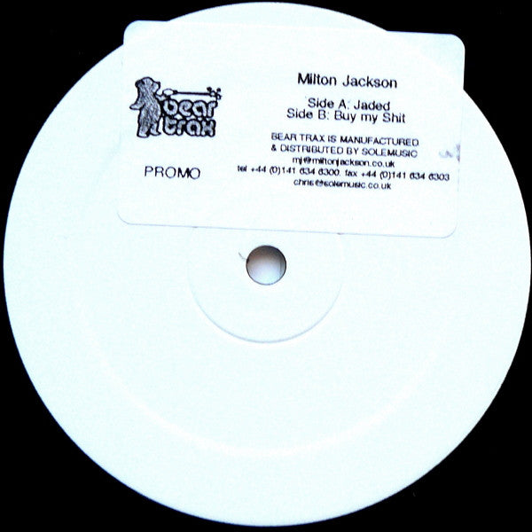 Milton Jackson : The Jaded EP (12", EP, Promo, W/Lbl, Sti)