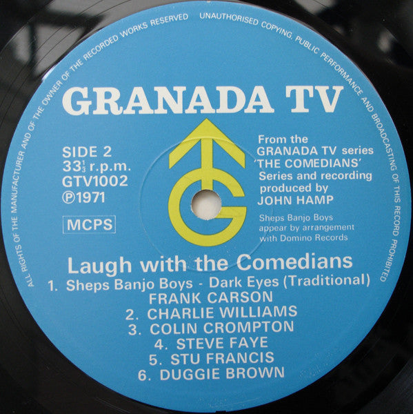 Various : Laugh With The Comedians (LP, Mono)