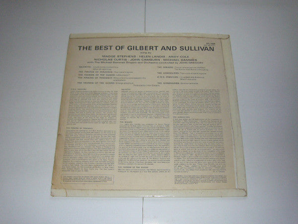 Gilbert & Sullivan : The Best Of Gilbert And Sullivan (LP, Comp)