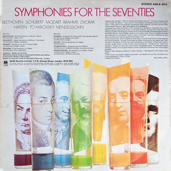 Waldo De Los Rios : Symphonies For The Seventies (LP)